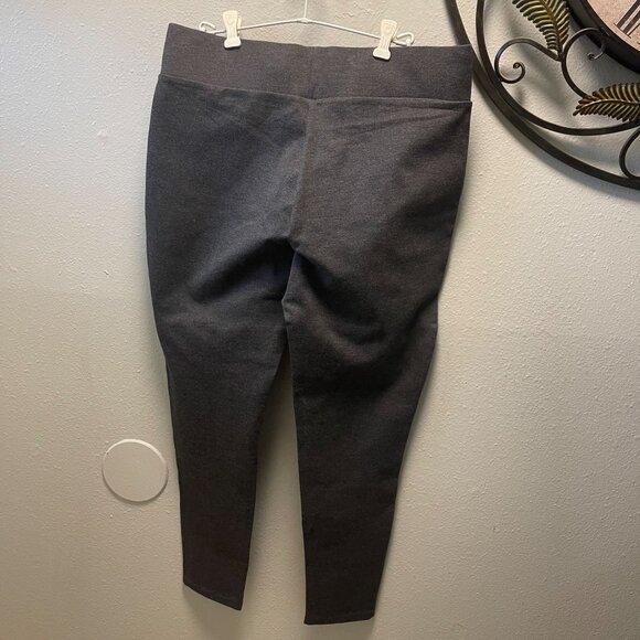 Seven7 Womens Charcoal Gray Pull-On Stretch Tapered Pants XL - Picture 3 of 11